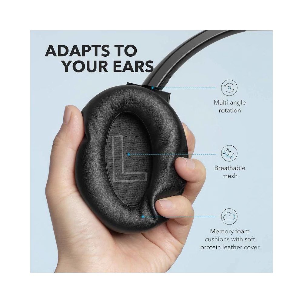 Anker SoundCore Life Q20 Hybrid
Best Noise-Canceling Headphones under 100 dollars
