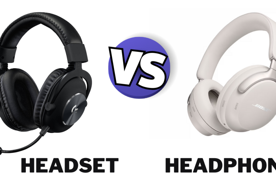 Headset vs Headphone - Comparison